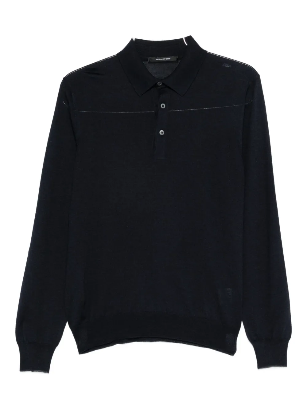 Tagliatore Palmer polo shirt | Black | Image 1