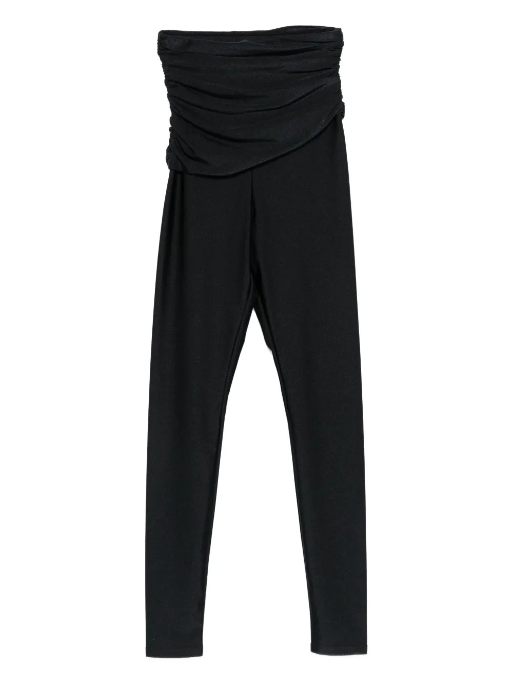 THE ANDAMANE Vicki draped-waist leggings | Black | Image 1