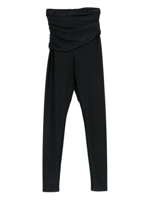 THE ANDAMANE Vicki draped-waist leggings