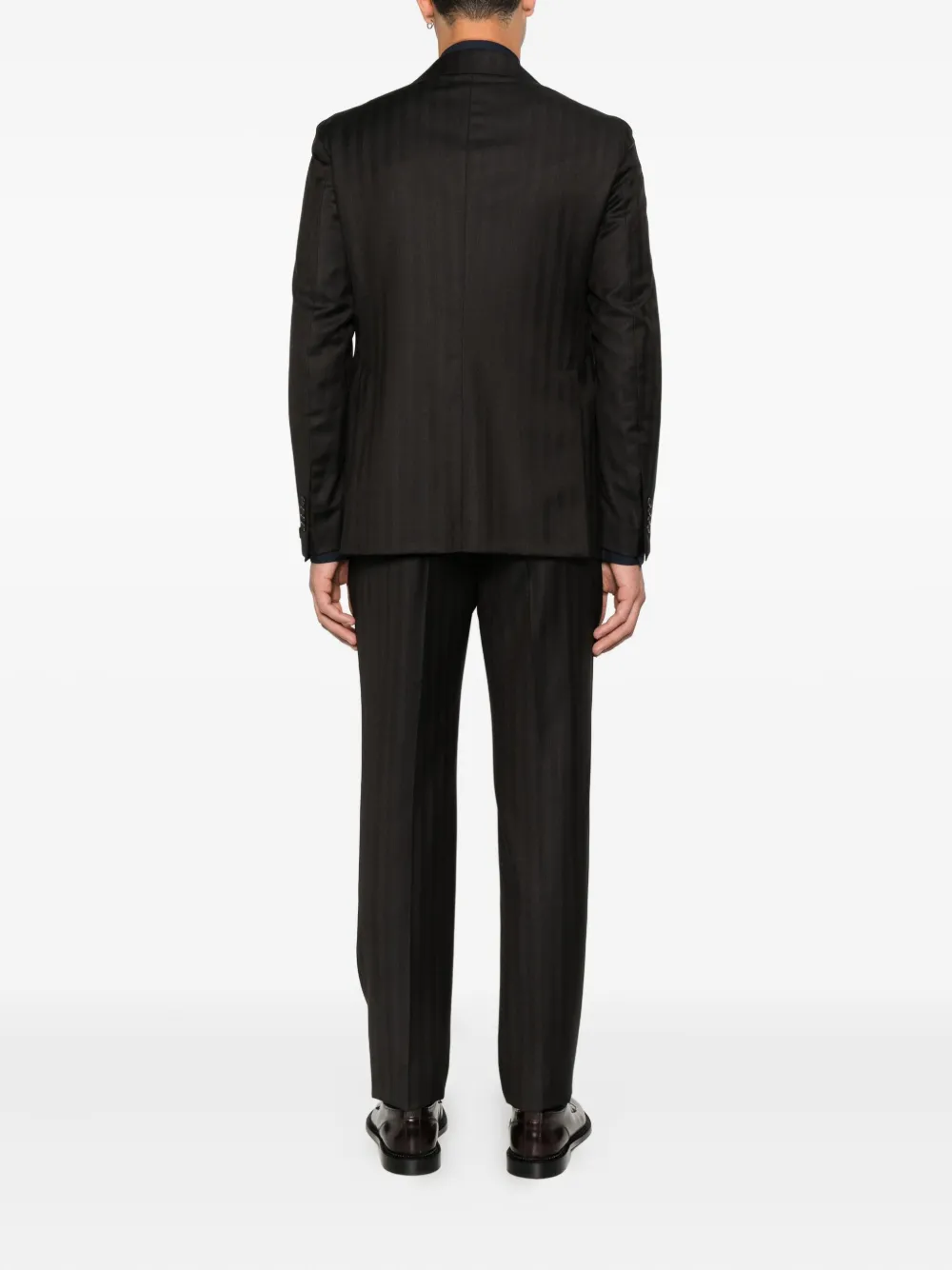 Tagliatore Pak met enkele rij knopen Bruin