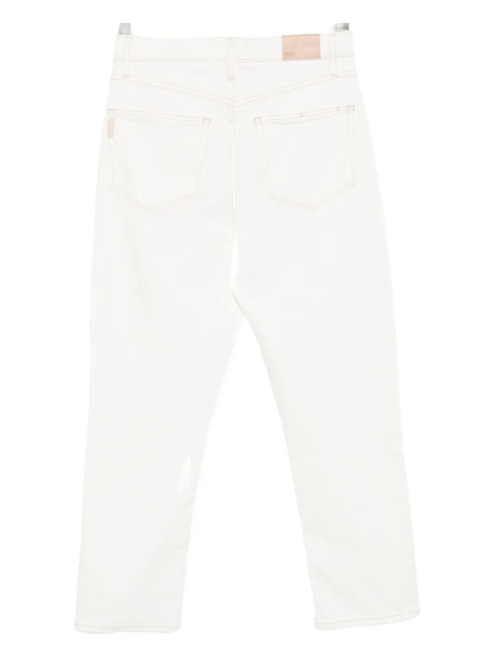 PAIGE Billy crop straight-leg jeans - Wit
