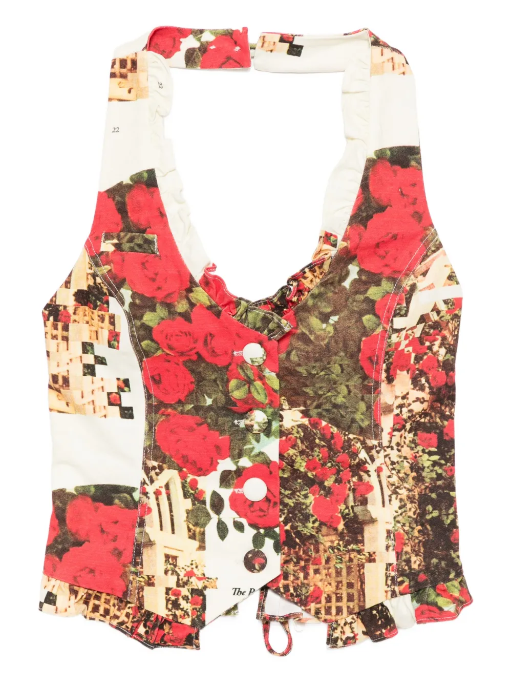 House of Sunny The Rose Garden ベスト - レッド House of Sunny The Rose Garden ベスト - レッド