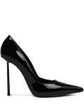 Le Silla 120mm Amelia patent-leather pointed-toe pumps - Black
