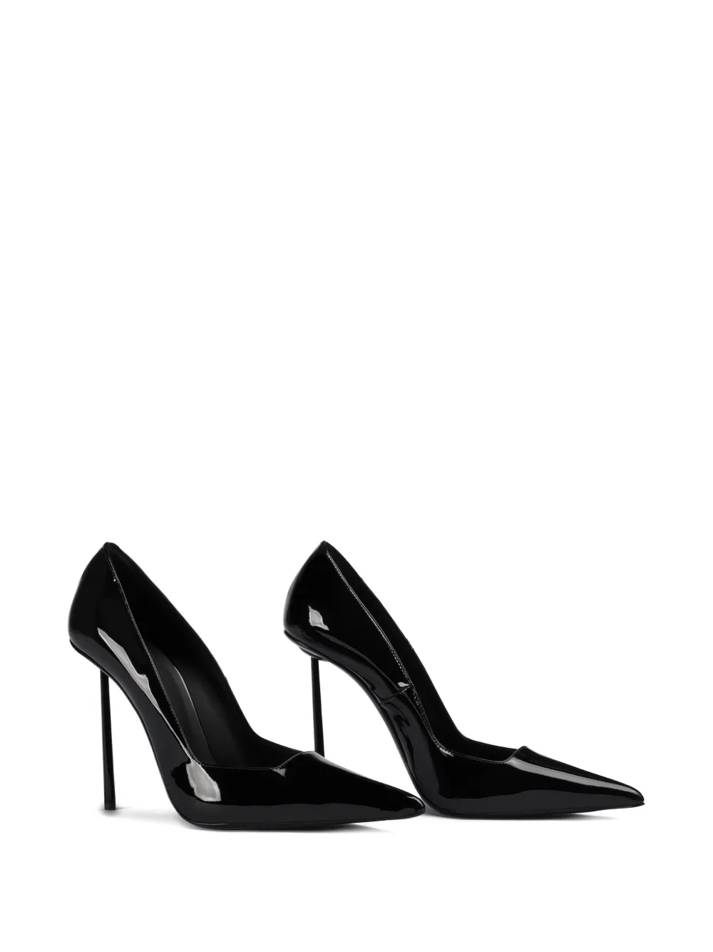 Le Silla 120mm Amelia patent-leather pointed-toe pumps Black