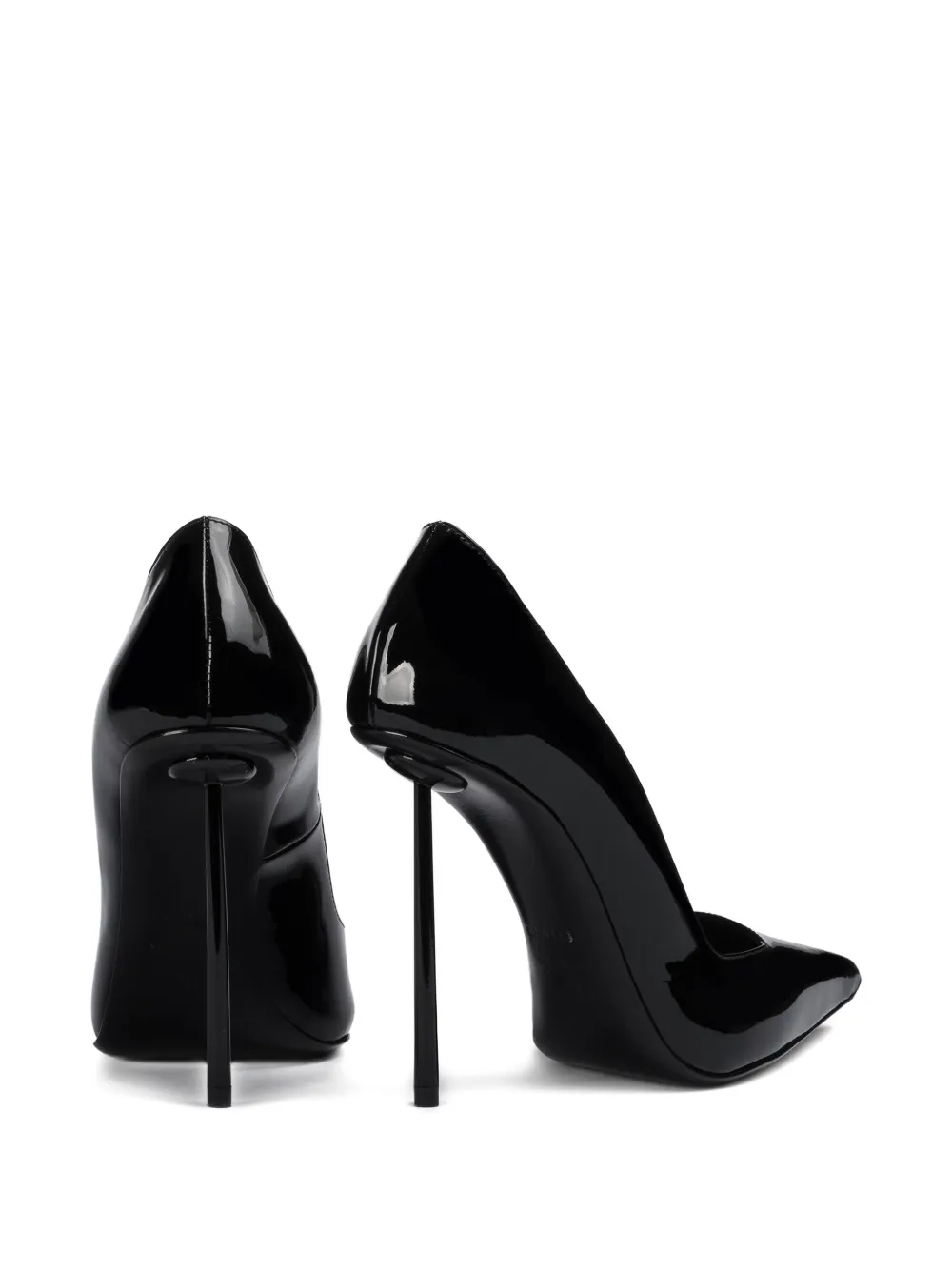 Le Silla 120mm Amelia patent-leather pointed-toe pumps Black