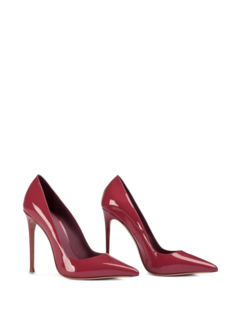Le Silla 120mm Eva patent-leather pointed-toe pumps Pink