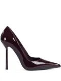 Le Silla 120mm Bella patent-leather pointed-toe pumps - Red