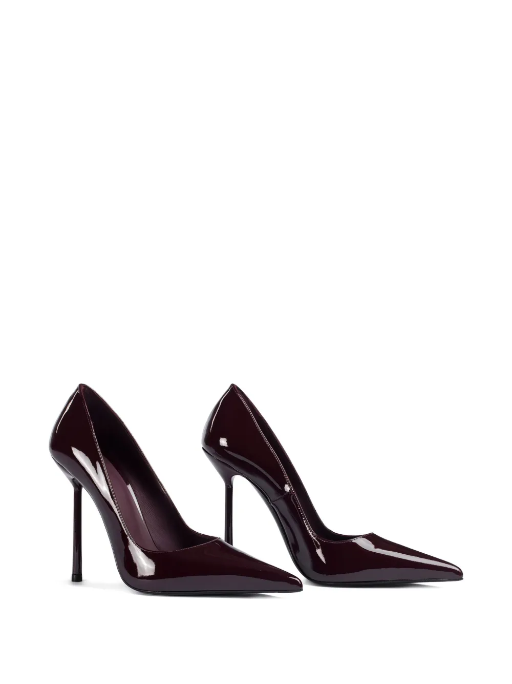 Le Silla 120mm Bella patent-leather pointed-toe pumps Red