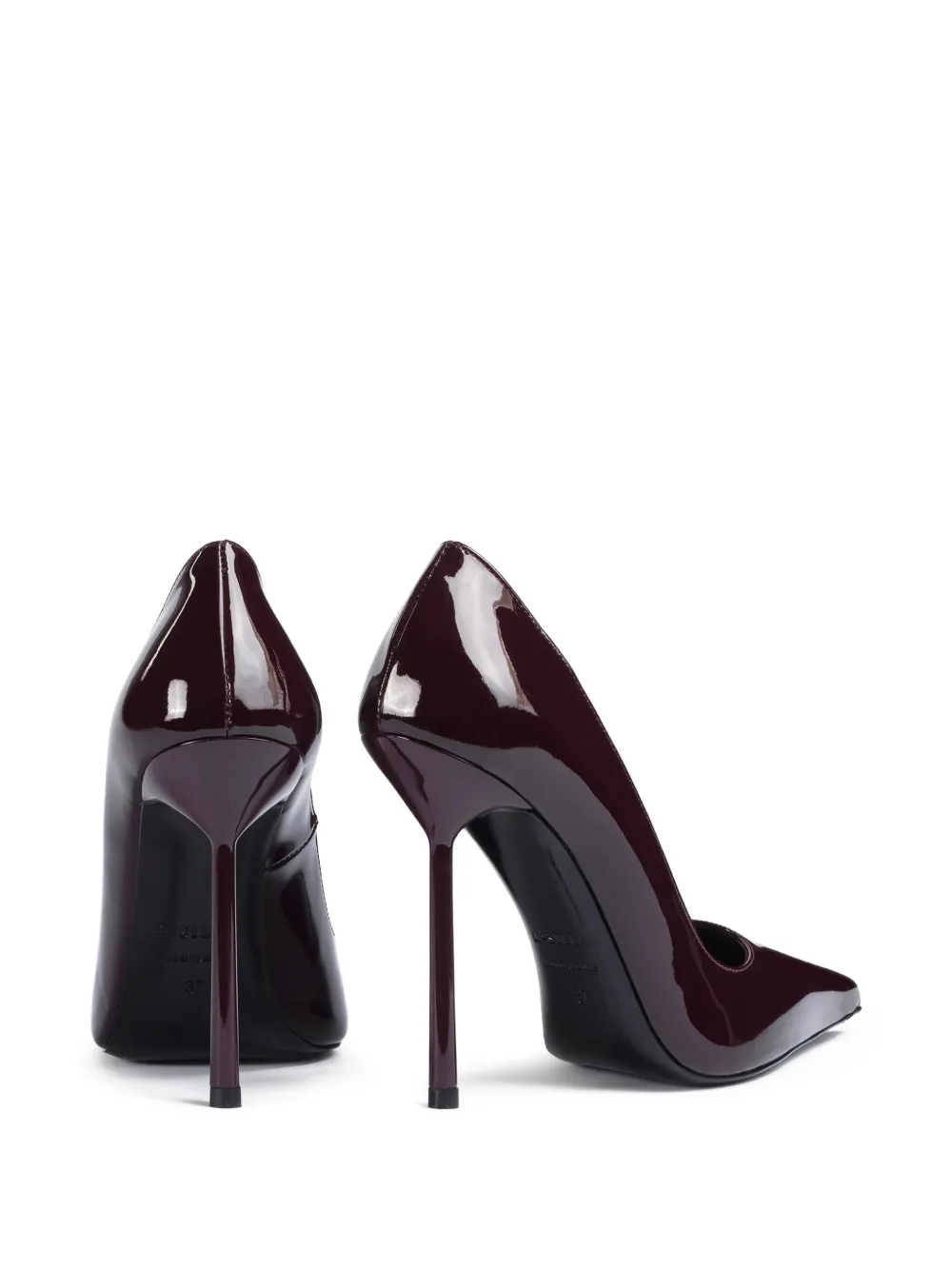 Le Silla 120mm Bella patent-leather pointed-toe pumps Red