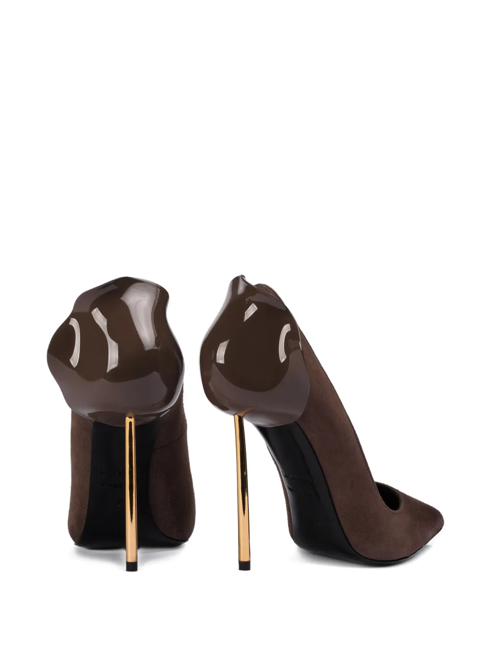 Le Silla 120mm Petalo stiletto pumps Brown