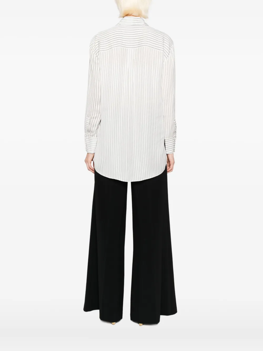 Alice And Olivia Dimitra Shirt In Neutral