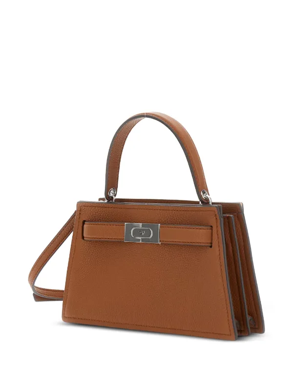 Tory Burch Mini Lee Radziwill Tote Bag | Brown | FARFETCH