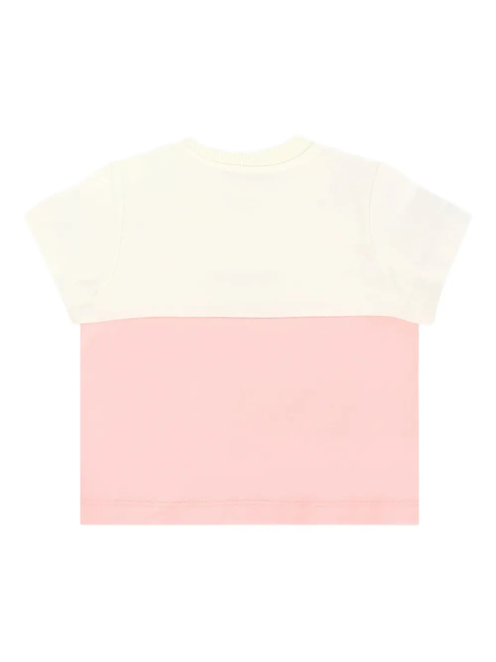 Moschino Kids Tweekleurig T-shirt Beige
