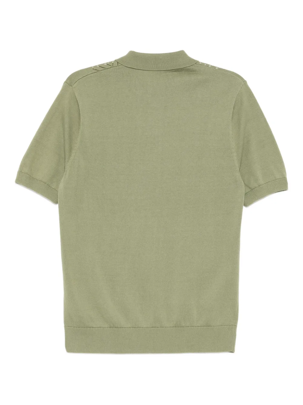 Fred Perry embroidered logo cotton polo shirt - Groen