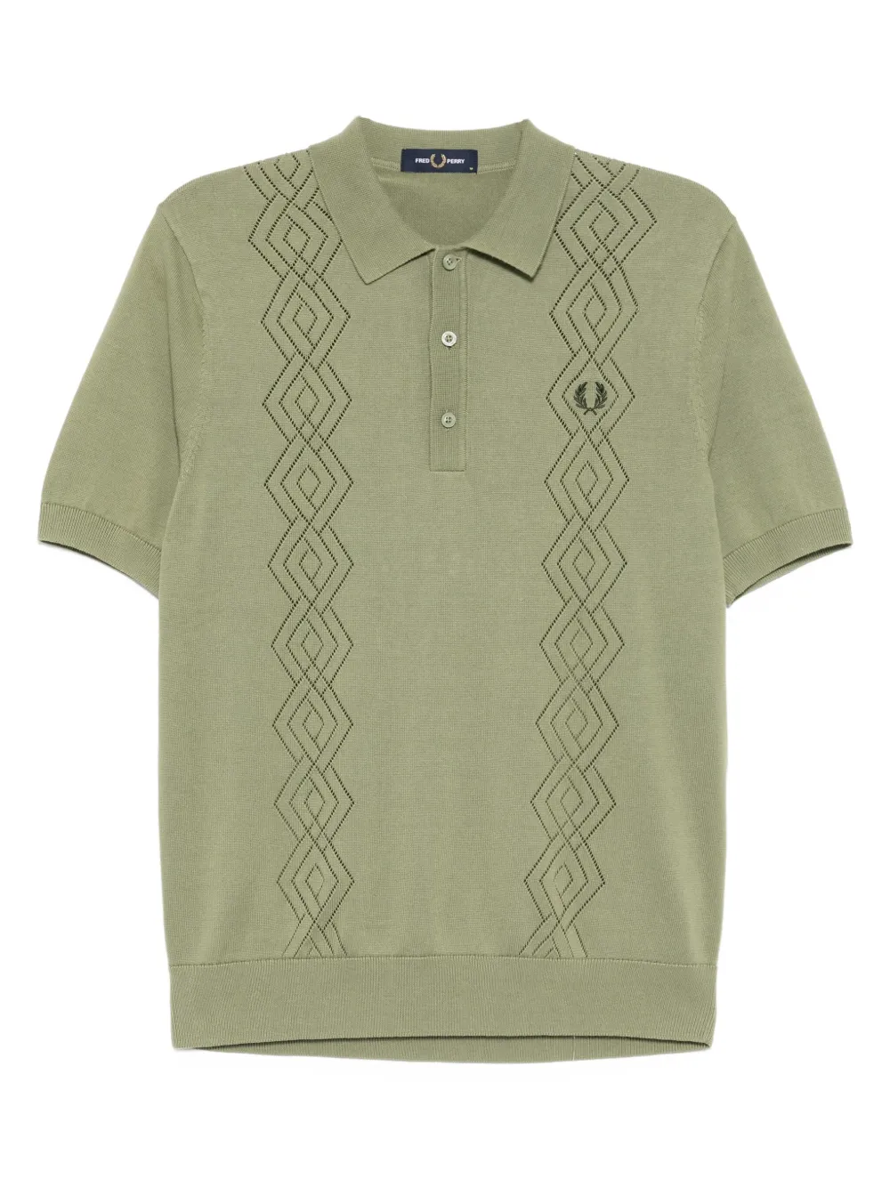Fred Perry Poloshirt met geborduurd logo Groen