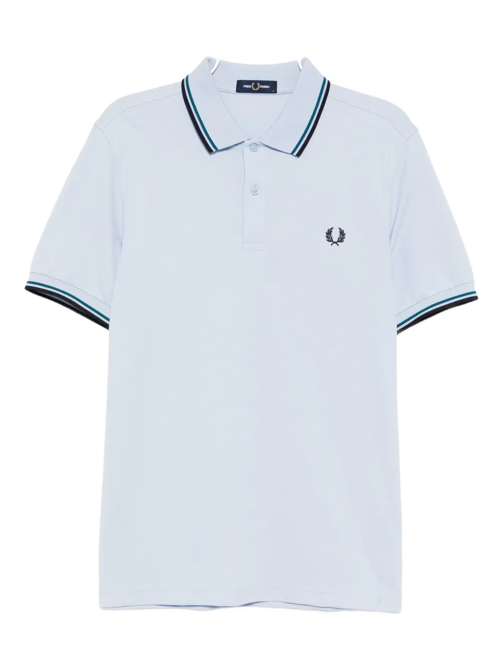 Fred Perry The Twin Tipped Polo Shirt In Blue