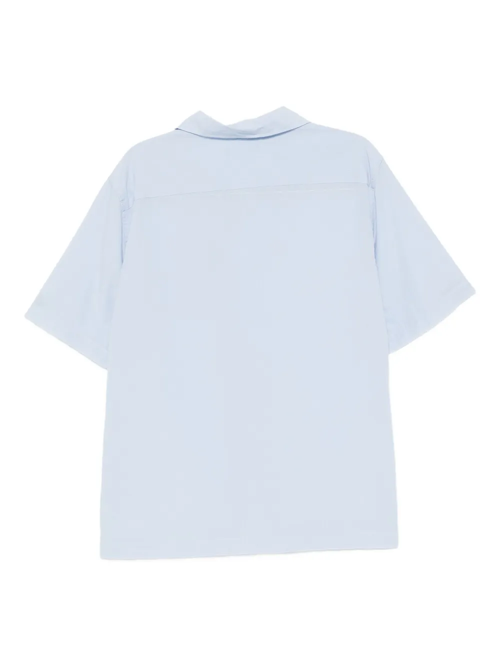 Fred Perry Overhemd met geborduurd logo - Blauw