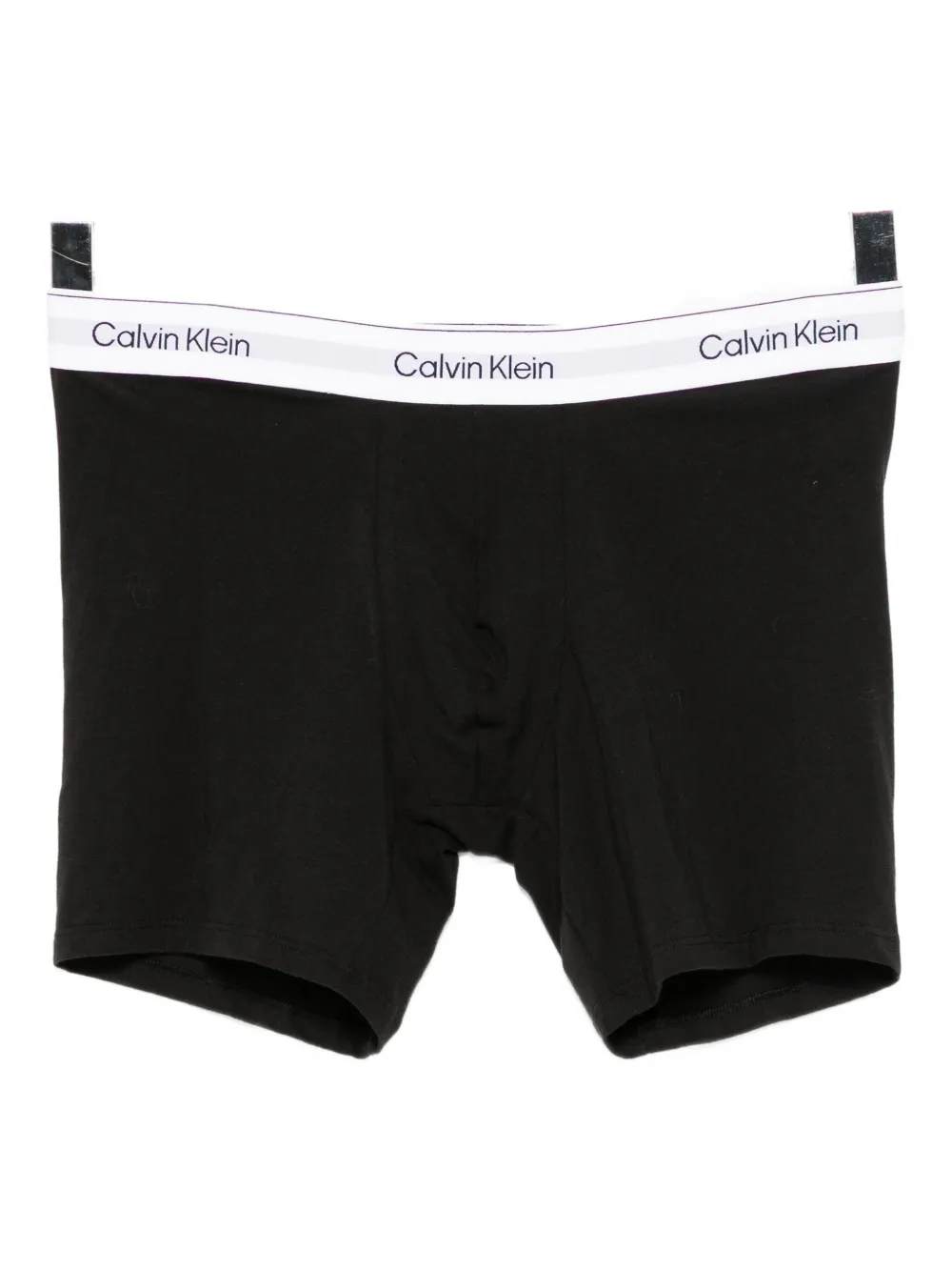 Calvin Klein Drie boxershorts met logoband Zwart