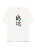 MSGM Kids cube-print T-shirt - Neutrals
