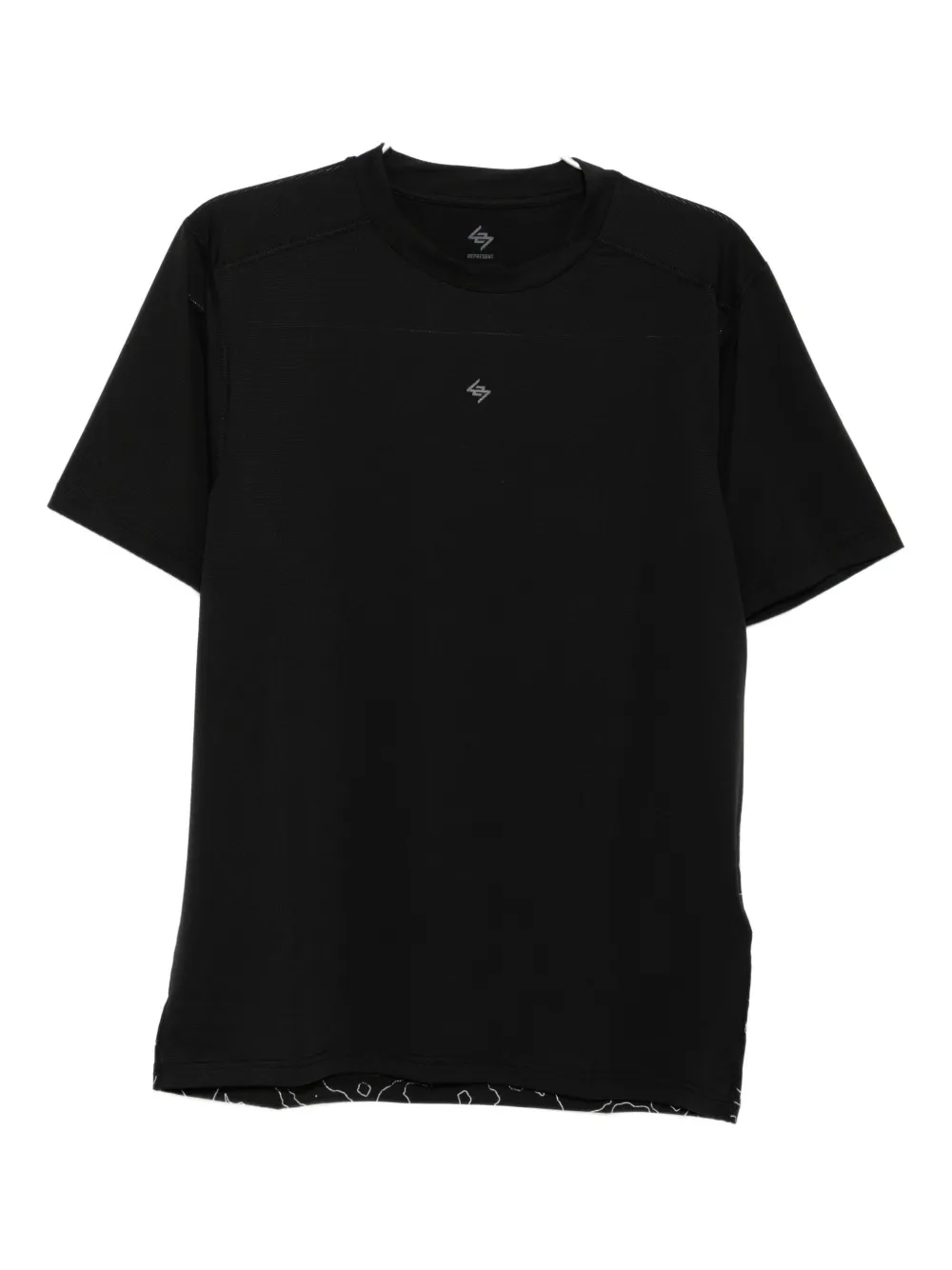 Represent 247 Contour Run T-shirt In Black