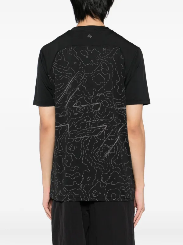 REPRESENT 247 Contour Run Tシャツ | ブラック | FARFETCH JP