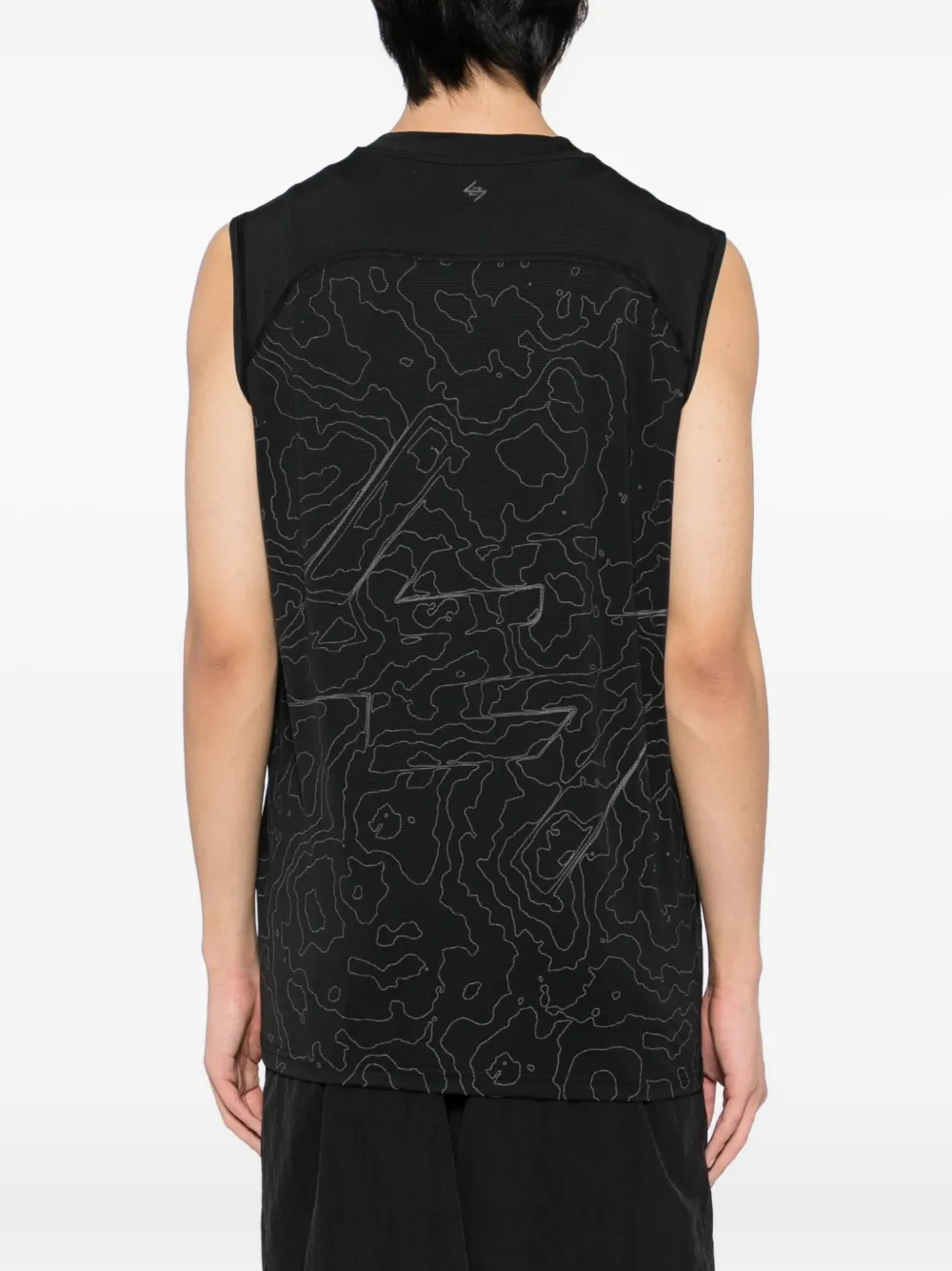 REPRESENT 247 Tanktop met logodetail Zwart