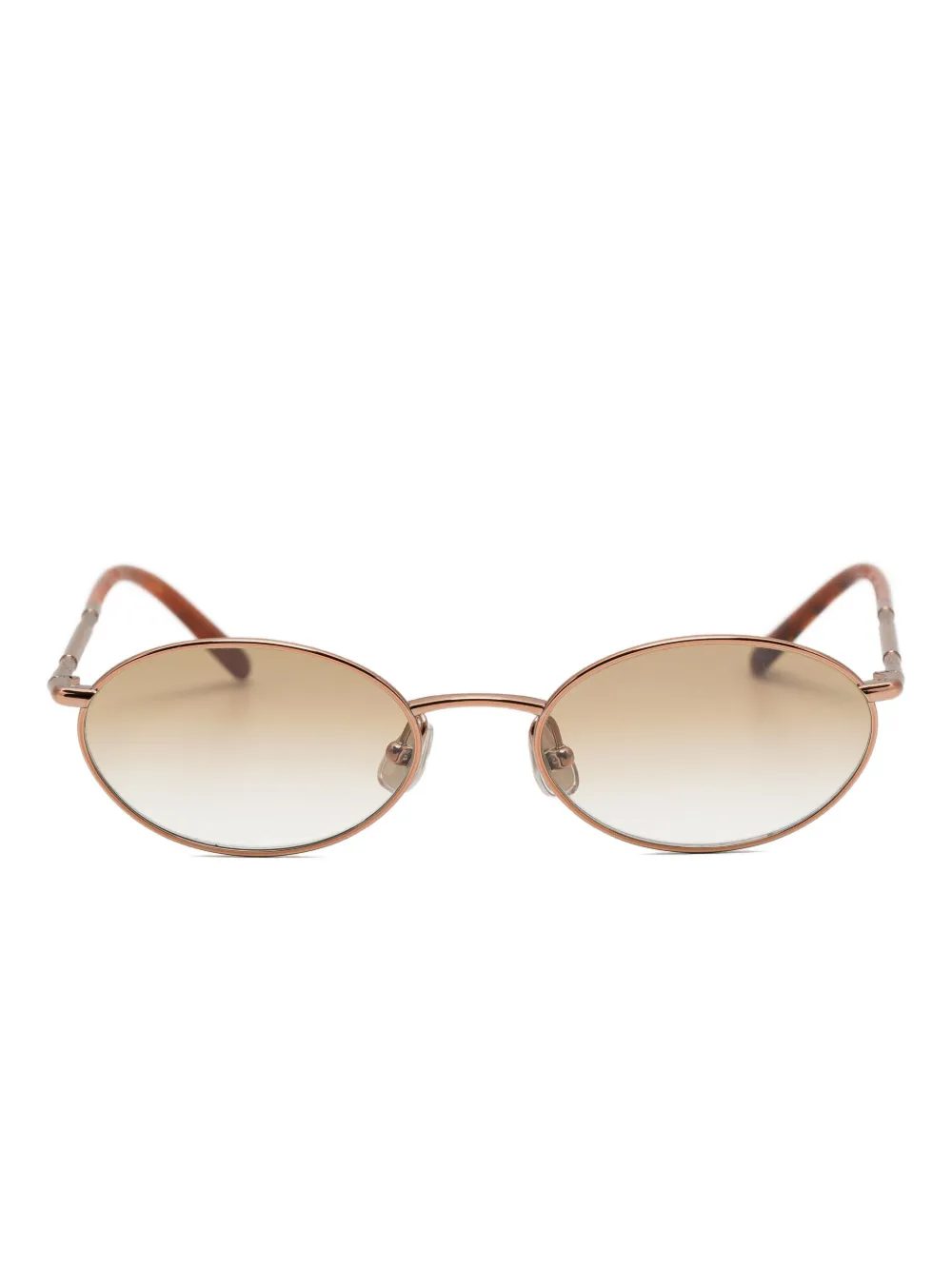 Brunello Cucinelli Timeless Reflections round sunglasses | Brown | Image 1