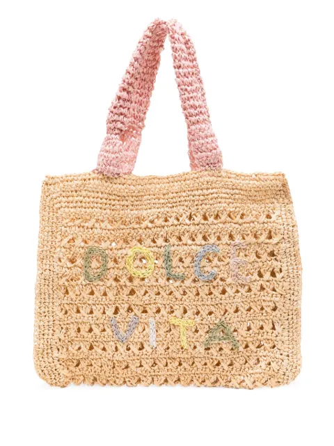 DE SIENA SHOES tote de crochet
