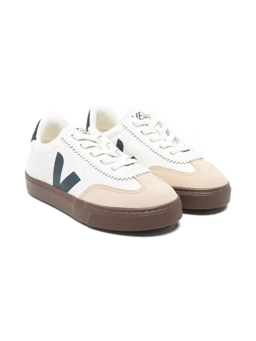 VEJA Kids V-logo sneakers White