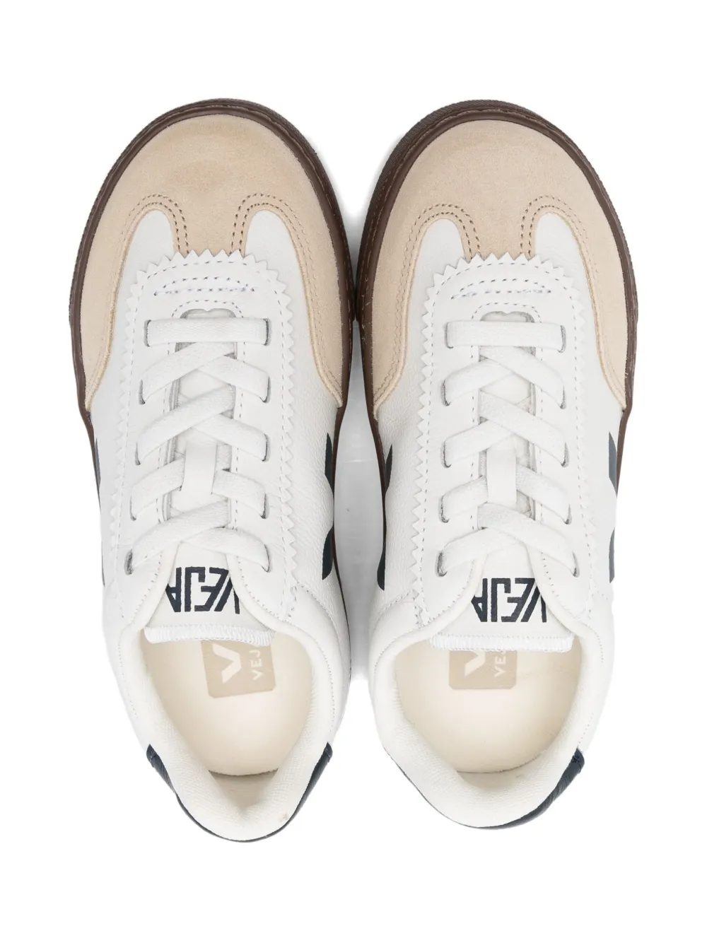 VEJA Kids V-logo sneakers White