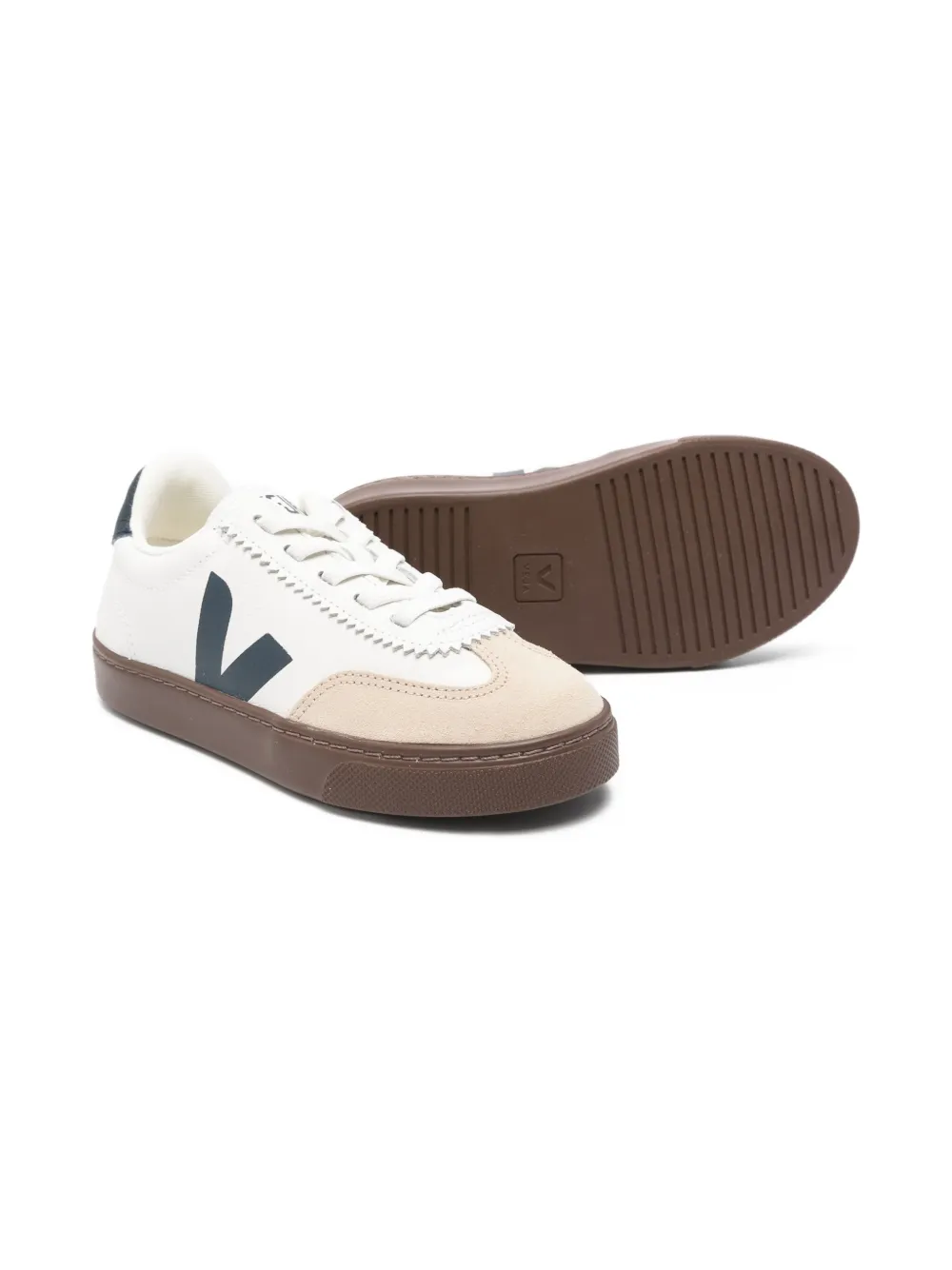 VEJA Kids V-logo sneakers White