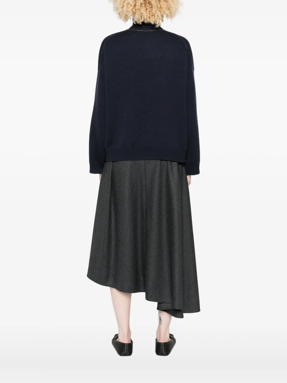 Brunello Cucinelli Wollen coltrui Blauw