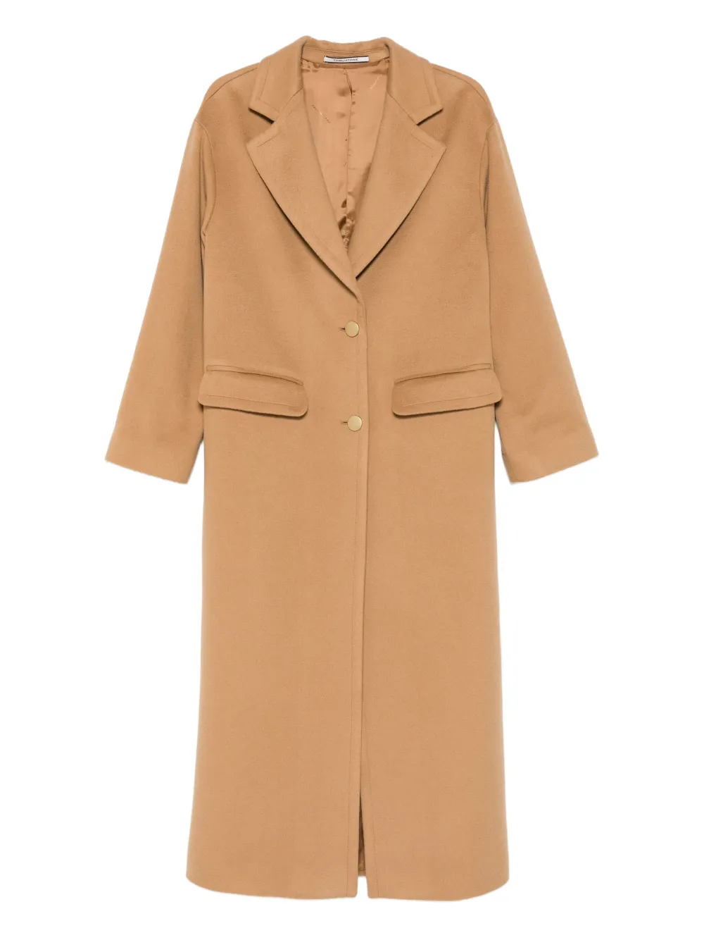 Tagliatore flap-pocket button-fastening coat - Marrone