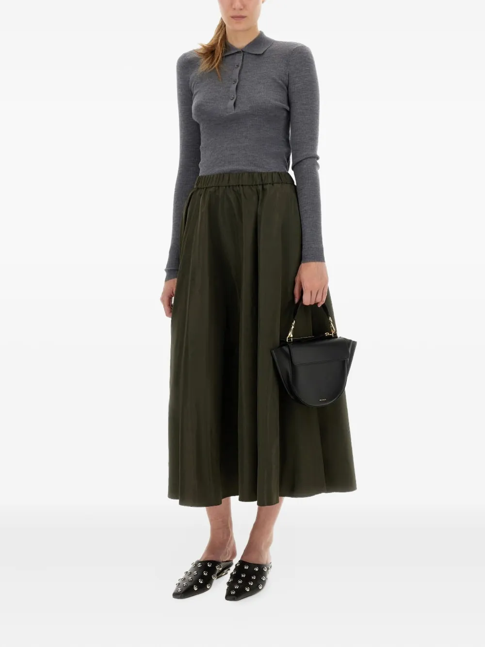 ASPESI long-sleeve polo top - Grijs
