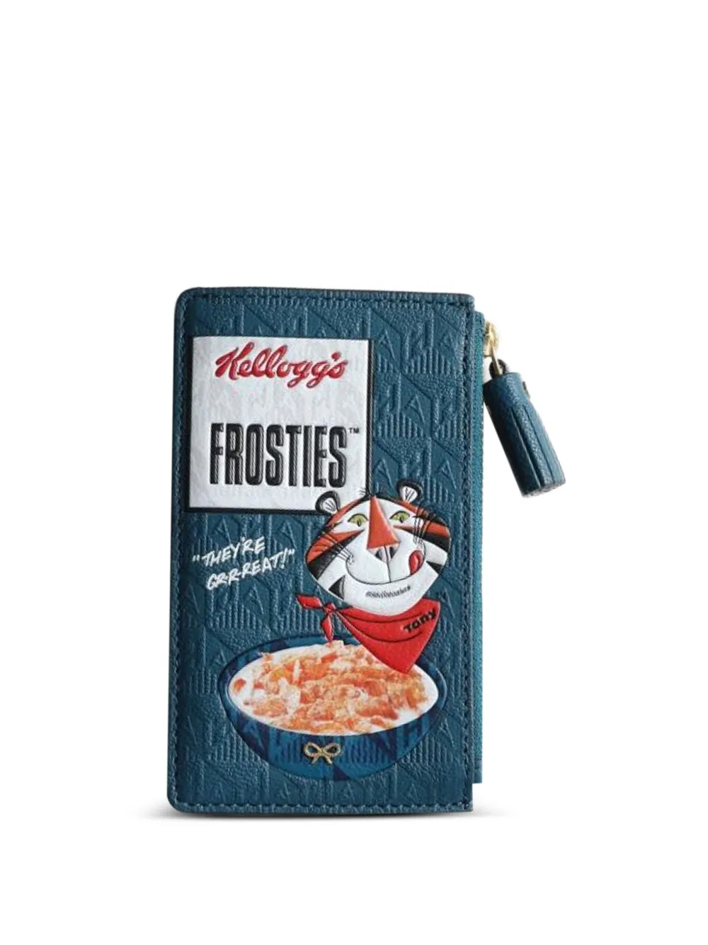 Anya Hindmarch ファスナー財布 - ブルー