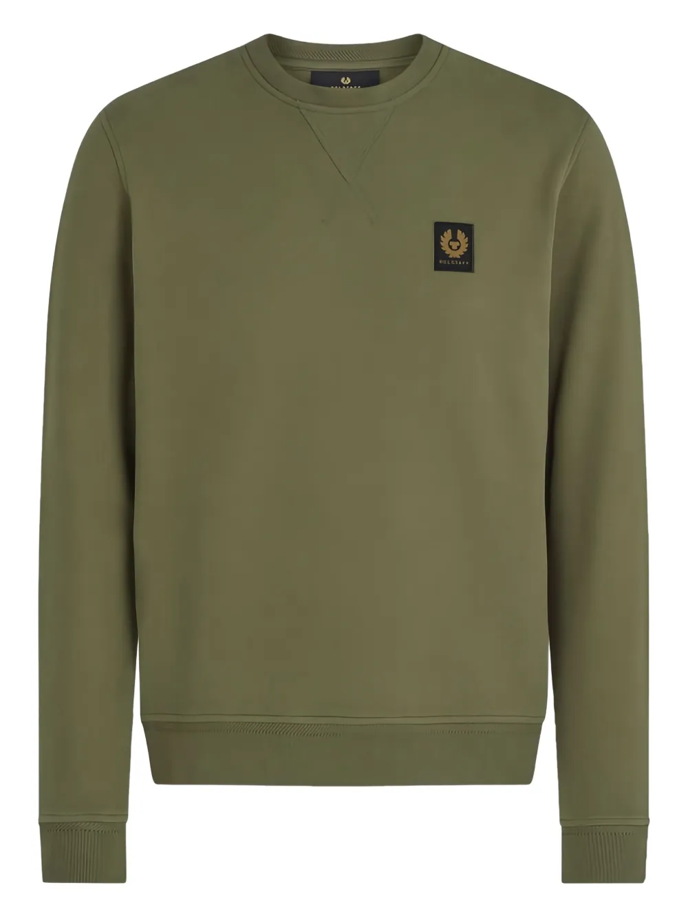 Belstaff Belstaff logo-patch sweatshirt | Green | Image 1