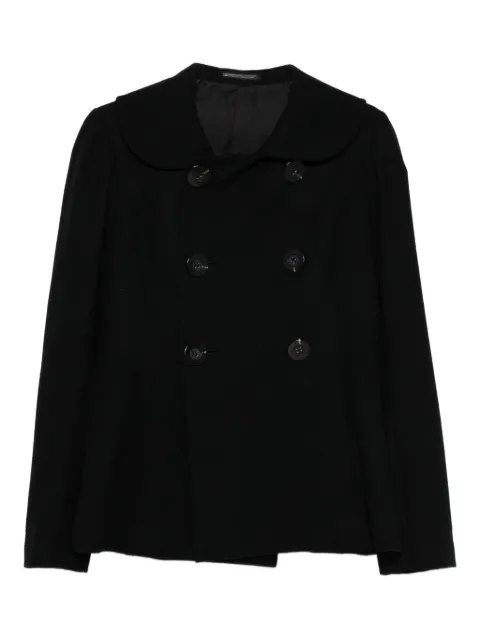 Yohji Yamamoto Pre-Owned 2000s double-breasted wool-blend jacket