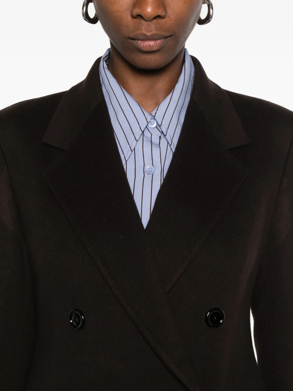 Tagliatore Meryl jas met dubbele rij knopen Bruin