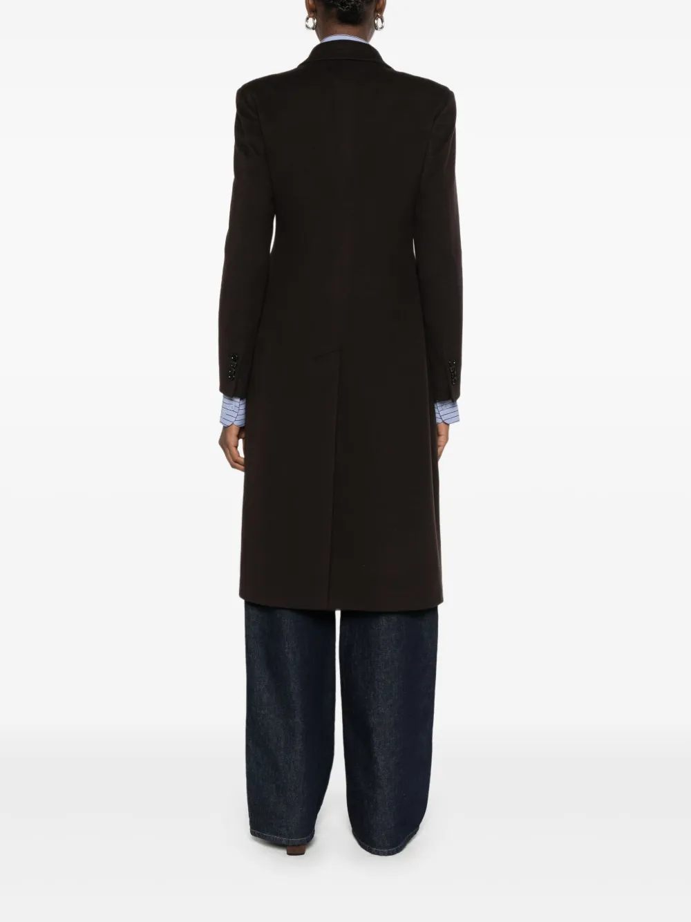 Tagliatore Meryl jas met dubbele rij knopen Bruin