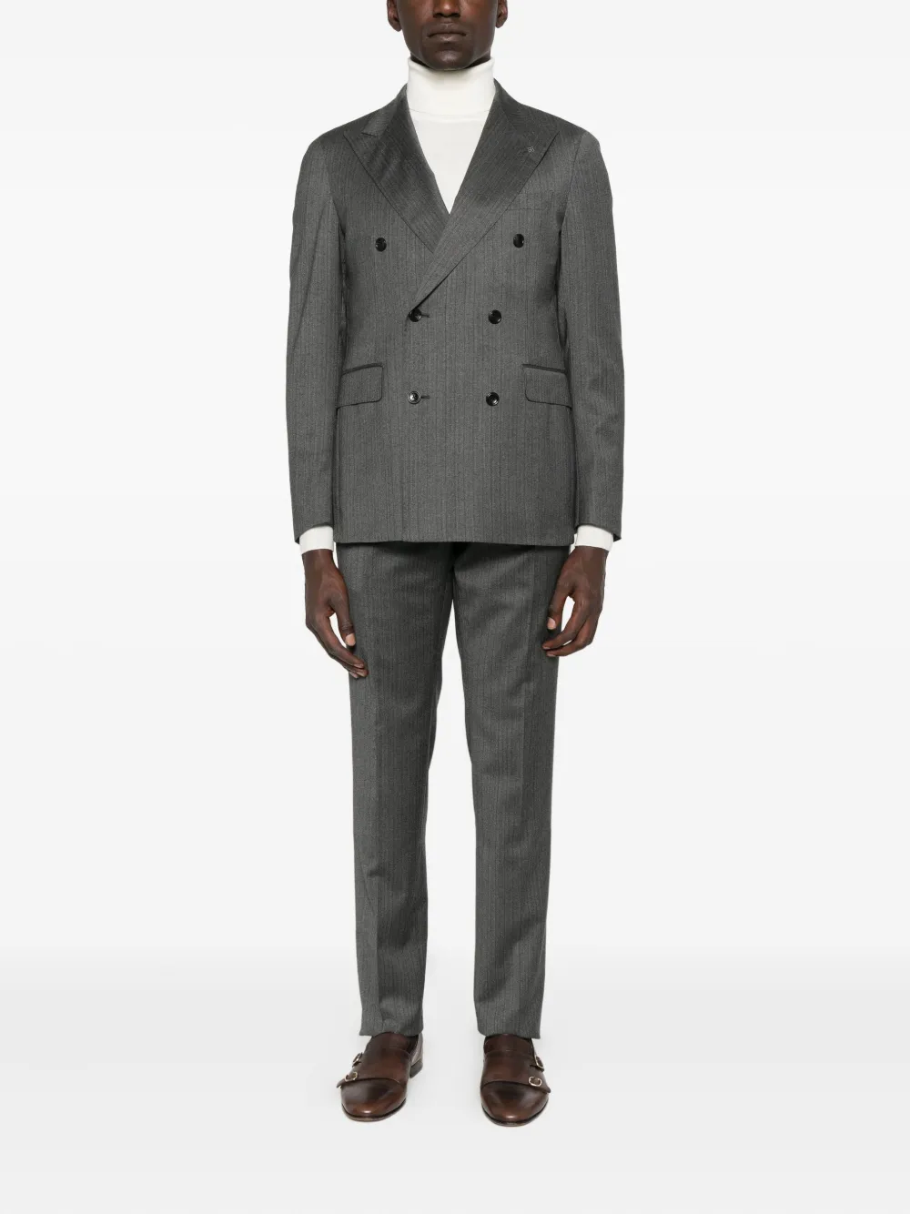 Tagliatore double-breasted suit Grijs
