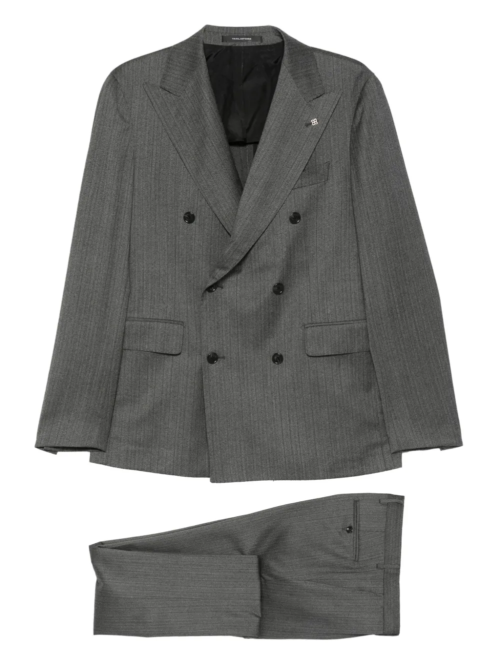Tagliatore double-breasted suit | Grey | Image 1