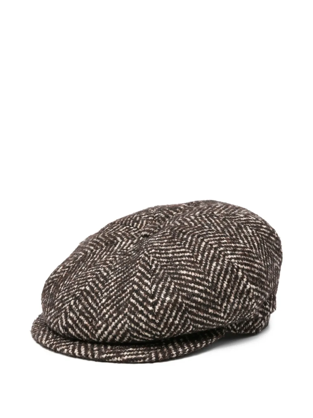 Tagliatore herringbone hat - Marrone