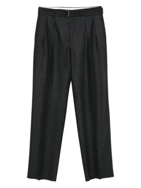 Tagliatore pleated belted trousers