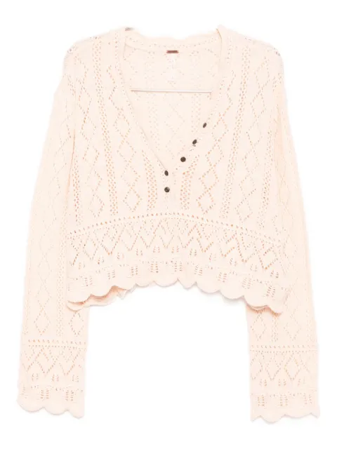 Free People Charlotte knitted top