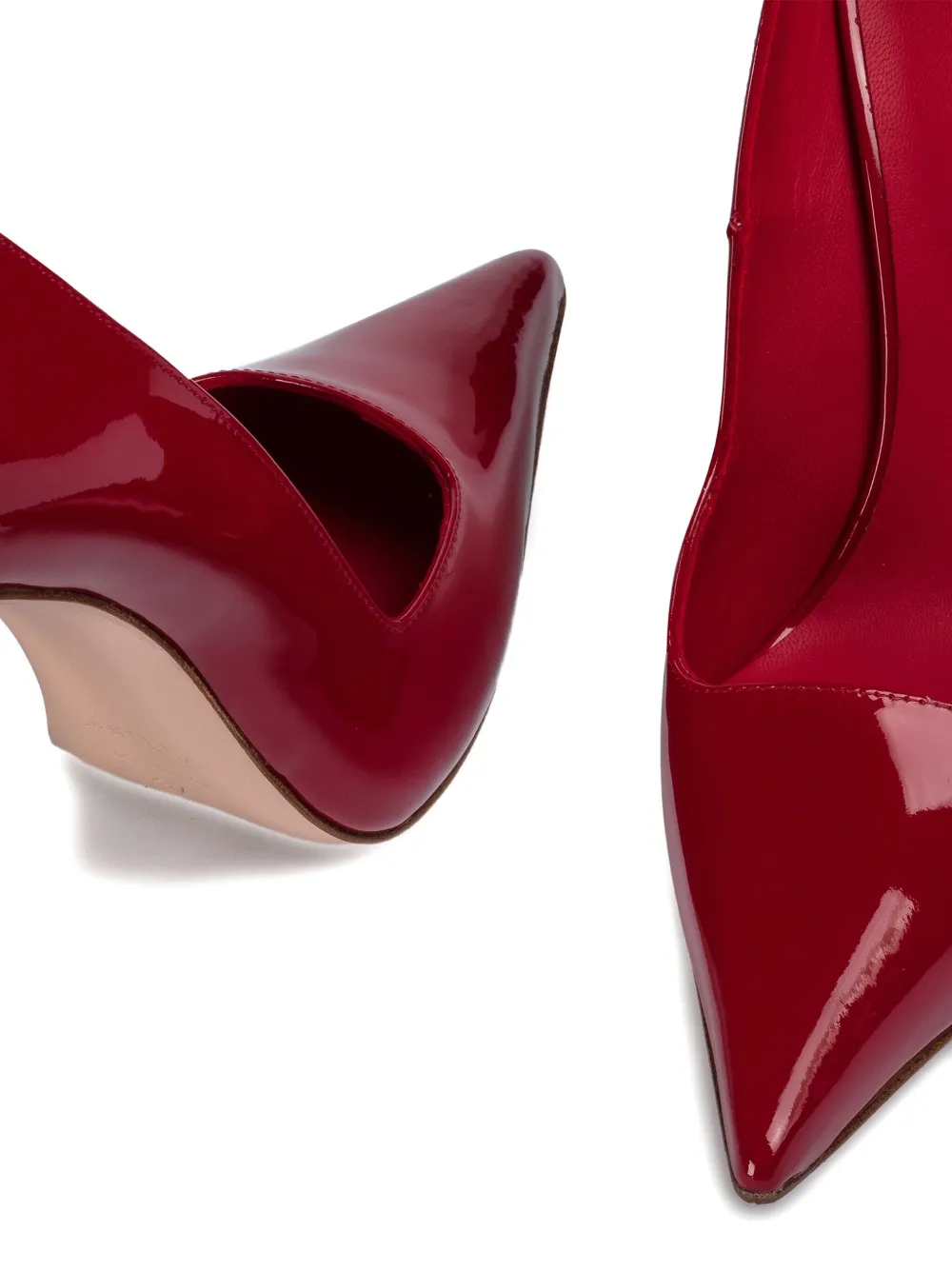 Le Silla 120mm Amelia pointed-toe pumps Red
