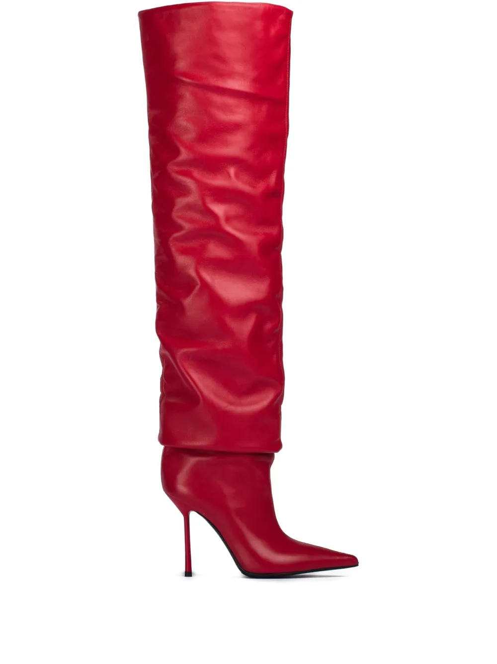 Le Silla 100mm Bella slouchy pointed-toe boots Red