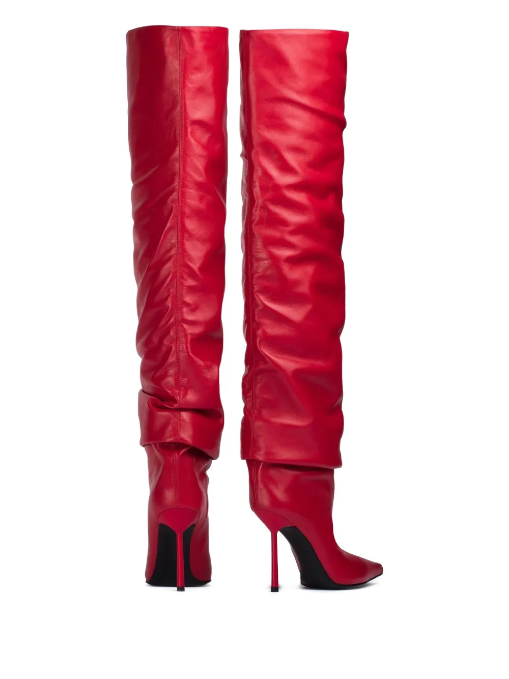 Le Silla 100mm Bella slouchy pointed-toe boots Red
