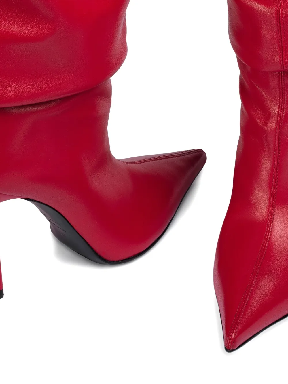 Le Silla 100mm Bella slouchy pointed-toe boots Red