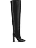 Le Silla 110mm Elsa block-heel leather boots - Black