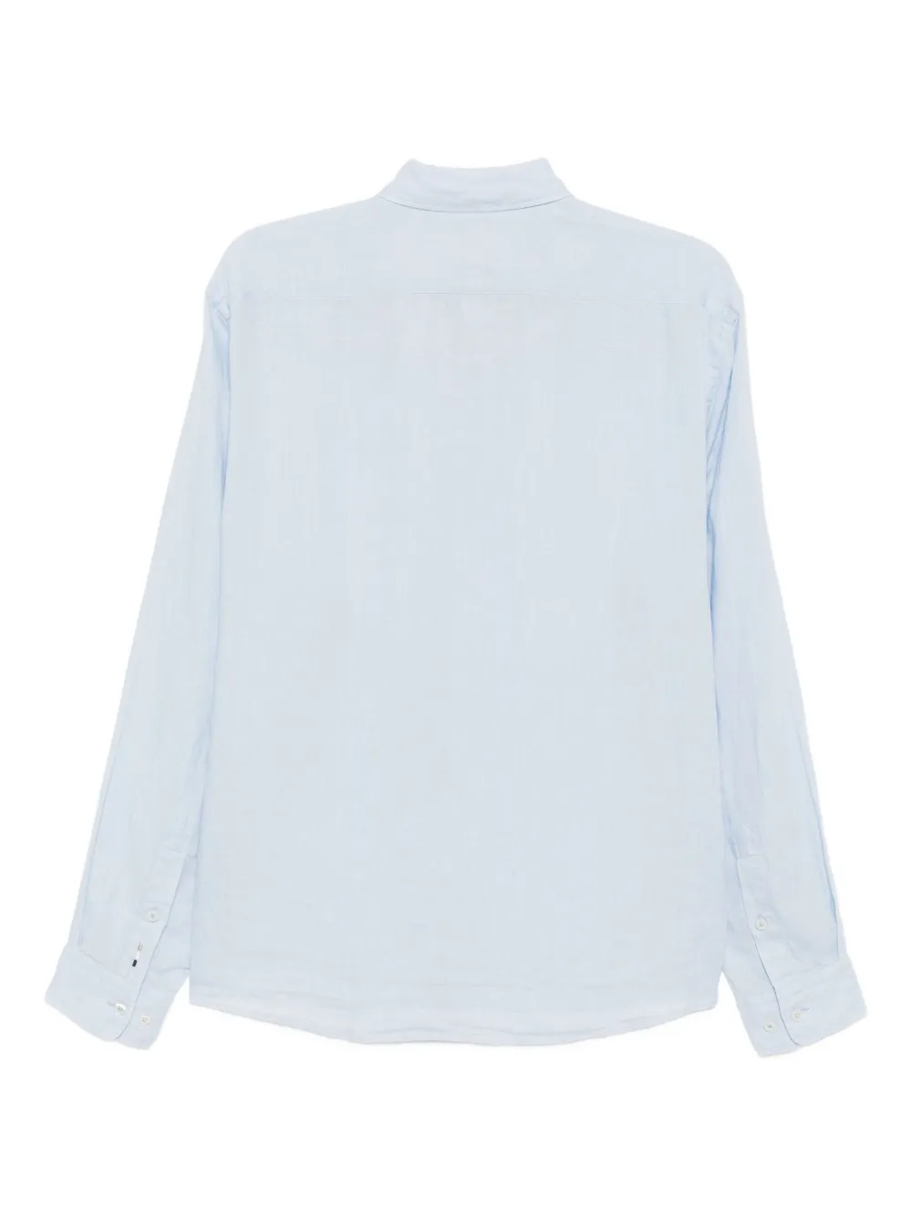 BOSS Overhemd met geborduurd logo - Blauw